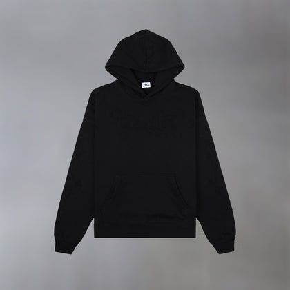 Black Floral Hoodie